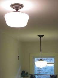 The cord itself has broken from the rest of the switch and the light is stuck on at the moment. A Light Fixture With No Switch Farmhouse Light Fixtures Pull Chain Light Fixture Diy Light Fixtures