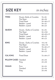 bedding size chart sewing fabrics inspiration sewing