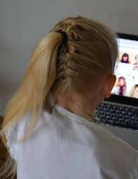 Ah, braids—there's something so summery about the hairstyle. French Braid Ponytails Jenni S Hairdays