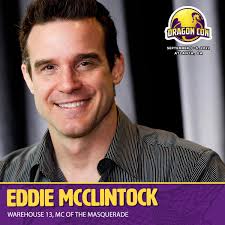 SURPRISE!! Ok not really. Agent Lattimer kinda let the cat out of the bag.  But it's ok. Because we love it when Eddie McClintock MC's the masquerade,  just like he'll be doing