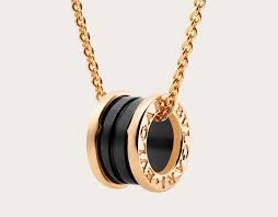 b zero1 ceramic rose gold necklace 346083 bvlgari bvlgari jewelry bvlgari necklace jewelry