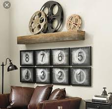 Our wall decor is the perfect way to brighten up your home and they also make a great gift for the person who has everything! Looking For Movie Room Decor Film Reels Etc Please Message Me With Photo And Price If You Have Any Mo Home Theater Decor Media Room Decor Theater Room Decor