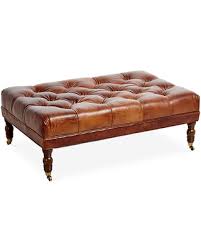 Whether you are reading, watching tv, or visiting with friends and family, this ottoman is guaranteed. Amazing Deal On Anna Cocktail Ottoman Caramel Leather Miles Talbott
