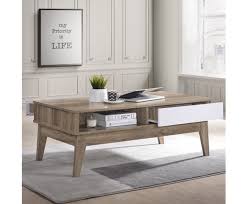 Find a designer wooden coffee table for your living room. Canon Coffee Table With Drawer 2 Tone My Furniture Store Furniture And Bedding Super Store Australia