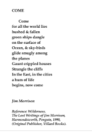 Jim Morrison Biography Songs Facts Jim Morrison Poetry Jim Morrison Book Of Poems