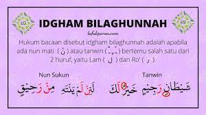 How does idgham work in the tajweed language? Idgham Bilaghunnah Arti Hukum Huruf Cara Membaca Dan Contohnya