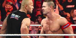 He would debut for wwe in 2002 against kurt angle. John Cena Apologizes For Beef With The Rock Now That He S Working On Movies Cinemablend