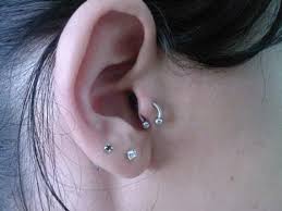 Order the best piercing barbells online at all over piercings. 18g Tragus Ring 1 4 6mm Circular Barbell 3mm Balls Etsy