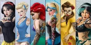 Merida is a new disney princess. This Artist Reimagined Disney Princesses As Tattoo Queens Revelist