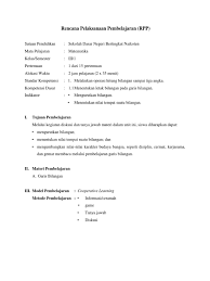 Maybe you would like to learn more about one of these? Rpp Matematika Kls 3 Garis Bilangan