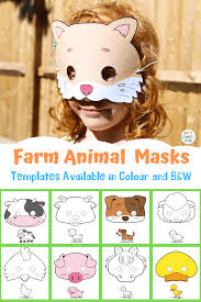 Fish mask template from animal masks category. 10 Printable Safari Animal Masks For Kids Arty Crafty Kids