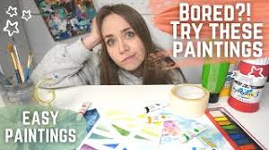 If so, you've reached the right website. 5 Watercolour Painting Ideas For When You Re Bored Easy Painting Ideas Youtube