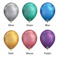 chrome balloons qualatex chrome balloons