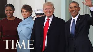 An evening with michelle obama & chimamanda ngozi adichie in london and i don't get to witness it! Barack And Michelle Obama Welcome The Trumps Donald Trump Inauguration Time Youtube