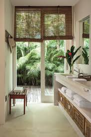 Une Maison D Architecte Entre Mer Et Nature Au Bresil Maison Darchitecte Decoration Coloniale Et Salle De Bain En Bambou