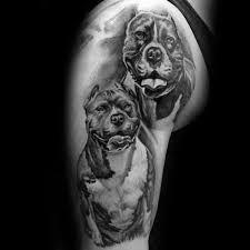 7 pit bull dog tattoo designs and stencils. Gangster Pitbull Dog Tattoo Novocom Top