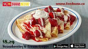 Want To Satiate Your Sweet Cravings With A Delightful Dessert Order A Tempting Mouth Melting Recipe Of Strawberriesandcreamcr Tasty Pancakes Ihop Food Food