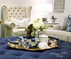 These are links to their original projects even though i have pinned them too.since we spend a lot of time in our living room and our glass. Coffee Table Styling Tray Styling Tufted Ottoman Classyglamliving Classyglamstaging Family Room Coffee Table Coffee Table Styling