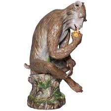 Life size sock monkey, 6ft. Meissen Porcelain An Important Life Size Seated Monkey Figure By J J Kandler For Sale At 1stdibs