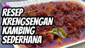 Kamu harus memasak daging dengan api kecil. Resep Cara Masak Krengsengan Daging Kambing Enak Pedas Sederhana Khas Jawa Timur Youtube