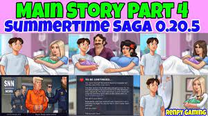 Main Story Part 4 Summertime Saga 0.20.5 || Summertime Saga Main Storyline  - YouTube
