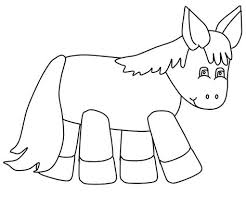 Esek Boyama Sayfasi Hayvanlar Boyama Sayfalari Ve Hayvan