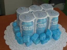 This Buds For You Six Pack Cake Bud Light Cake Beer Cake Rice Krispie Treats Cake
