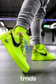 Nike X Off White Air Force 1 Volt Ao4606 700 In 2020 Nike Shoes Air Force Nike Air Shoes Nike Fashion Sneakers