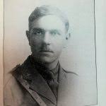 John Meads with his football team