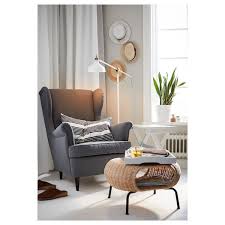 Kick back and check out these highly rated chairs from ikea for your dining room, office and desk, and even the kids playroom! Strandmon Nordvalla Dark Grey Wing Chair Ikea