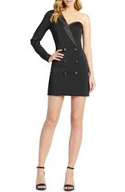 Savings based on offering prices, not actual sales. Mac Duggal One Shoulder Tuxedo Cocktail Dress The Best New Year S Eve Dresses With Last Minute Shipping Popsugar Fashion Uk Photo 11