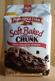 Baked with ingredients to satisfy the most decadent cookie cravings. Soft Baked Chocolate Chunk Dark Chocolate Brownie Cookies Pepperidge Farm 244g