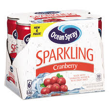Cranberry juice is usually sweetened or blended with other fruit juices to reduce its natural tartness. Sparkling Cranberry Juice By Ocean Spray Ocs22718 Ontimesupplies Com