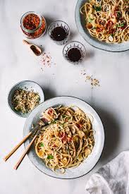 Power Spaghetti Aglio E Olio Rezept Lebensmittel Essen Gesundes Essen Essen