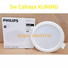 Lampu downlight led panel 12w putih 12 w watt 12watt tipis bulat inbow. Lampu Led Downlight Philips 5w Bulat 4 Inch 5 Watt Lazada Indonesia