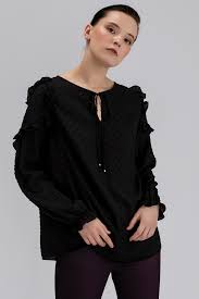 Nevio Kollari Firfir Detayli Siyah Bluz Bluz Uzun Kollu Bluz Siyah Bluz Tek Fiyat Surpriz Indirimli Urunler 3 Al 2 Ode Ozel Moda Stilleri Siyah Bluz Bluz