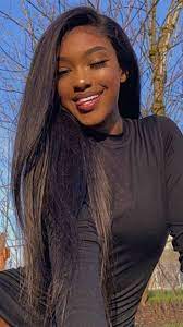 Choose Your Favorite Texture And Get Your Most Desired Wig Dark Skin Beauty Straight Hairstyles Beautiful Dark Skin