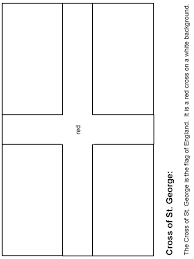 Black And White Flag With Red Cross Flag Of England Flag Coloring Pages England Flag Flag Template