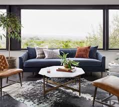 This little guy was a breeze to build! Montague 40 Geometric Marble Coffee Table Pottery Barn