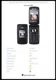 Samsung E480 SGH-E480 To your site ...