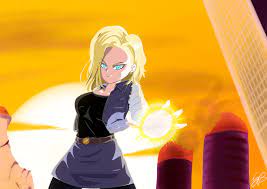 Fanart by me of (Future) Android 18! I love the sunset colors they used in  the Trunks Special. : r/dbz