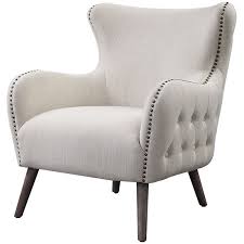 Now available at the official uttermost website. Uttermost Donya Tufted Accent Chair In Cream And Oak 23500