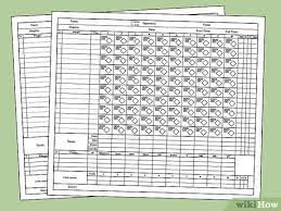 How To Mark A Baseball Scorecard (With Pictures) - Wikihow