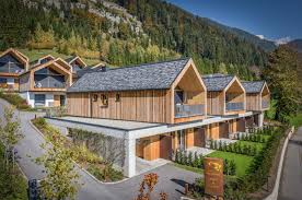 Chaletdorf Regitnig Am Weissensee Dach Haus Aussen Ziegelbau