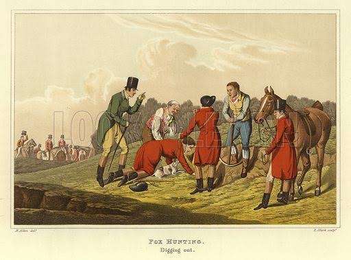 Fox Hunting stock image | Look and Learn