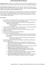 Image result for Chest Pain Observation Unit