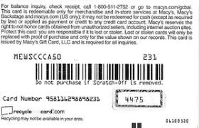 Starbucks is a popular choice for giving and receiving gift cards. Gift Card Macy S Star 50 Macys United States Of America Macys Col Us Ms 066 050a Mewsccca50