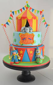 Birthday Cake Ideas For Brother And Sister Circus Birthday Cake Children S Birthday Cakes 1st Birthday Cakes Circus Cake 8th Birthday Cake