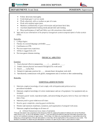 Description the help desk supervisor's role is to oversee the entire help desk staff and ensure that end users are receiving the appropriate assistance. Front Desk Supervisor Job Description Pages 1 6 Flip Pdf Download Fliphtml5