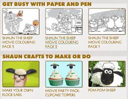 When you want to find a printable template sheep page to give to kids or students, you should look around free printable online. Shaun The Sheep Movie Crafts Free Printable Activity Sheets Mom Endeavors